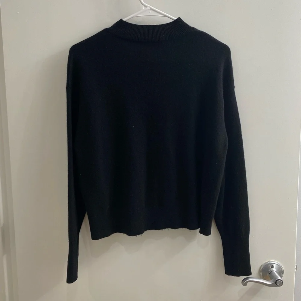Everlane 100% Cashmere Sweater Black Size S - Picture 2 of 6